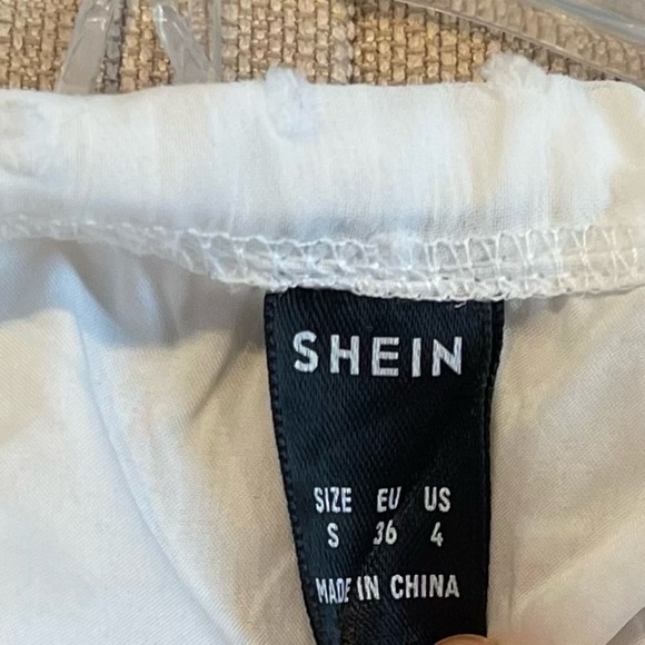 𝅺J: Shein HALTER NECK CHIFFON Spaghetti Strap Tank Top Sz S - Picture 8 of 8